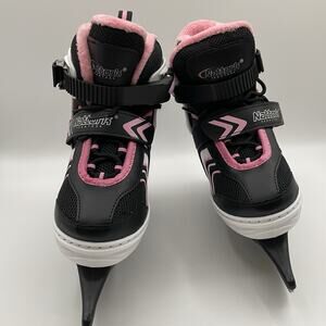 Nattork Adjustable Kids Ice Skate Shoes Girls and Boys Soft Padding Reinforced